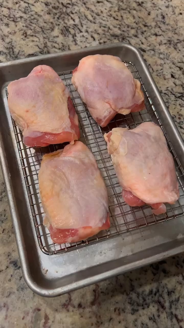 Secret to ultracrispy chicken skin! Dining and Cooking