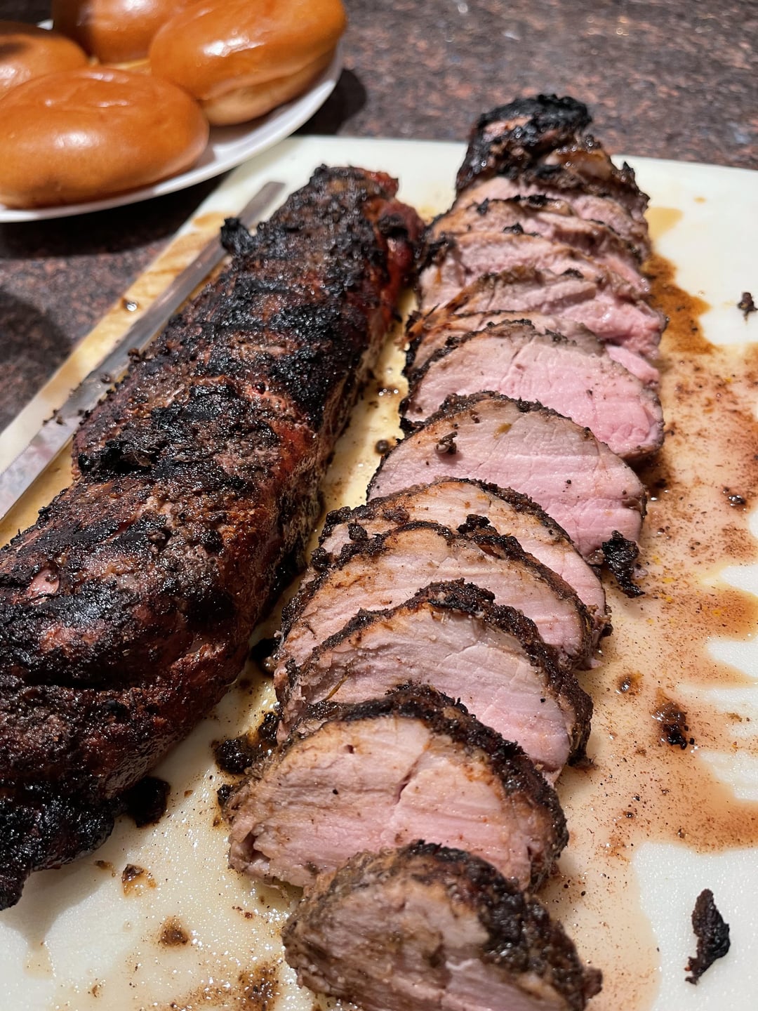 Jerk pork tenderloin sandwiches with pineapple habanero slaw Dining