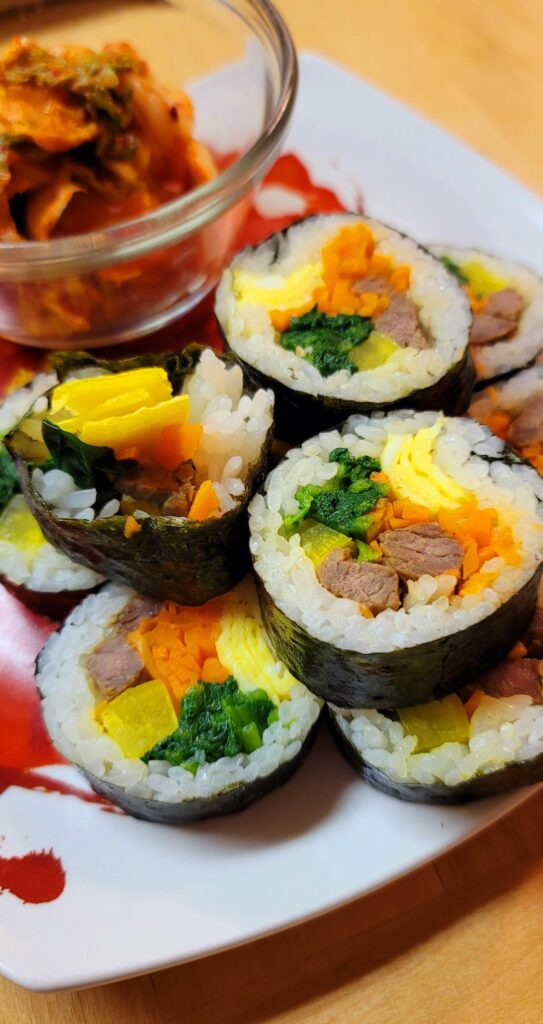 Made some gimbap this weekend