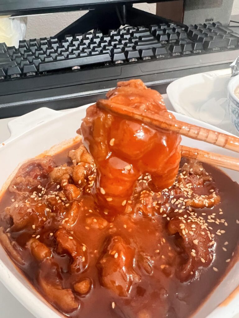 Boneless Dakbal and Makgeolli