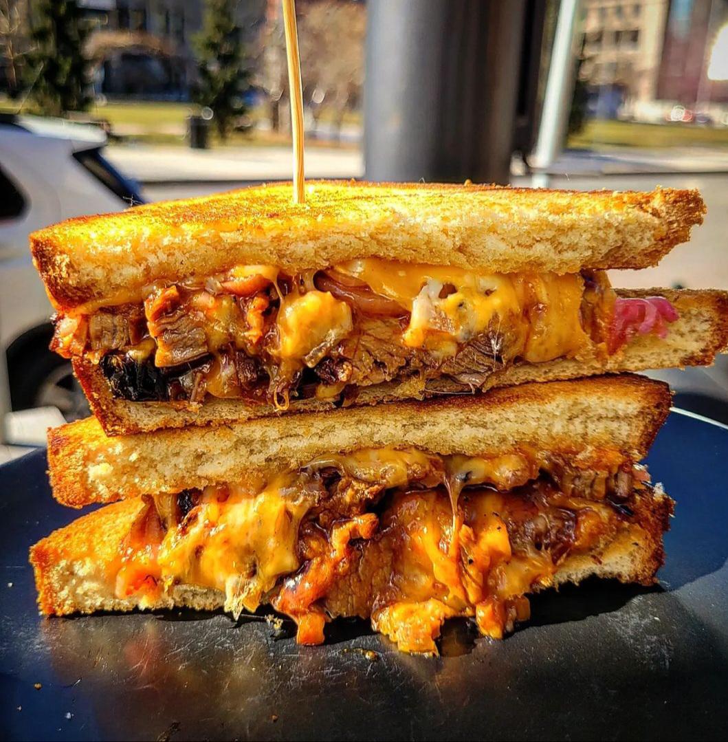 Grilled Korean BBQ Flank Steak, Pickled Red Onions, Smoked Jalapeños