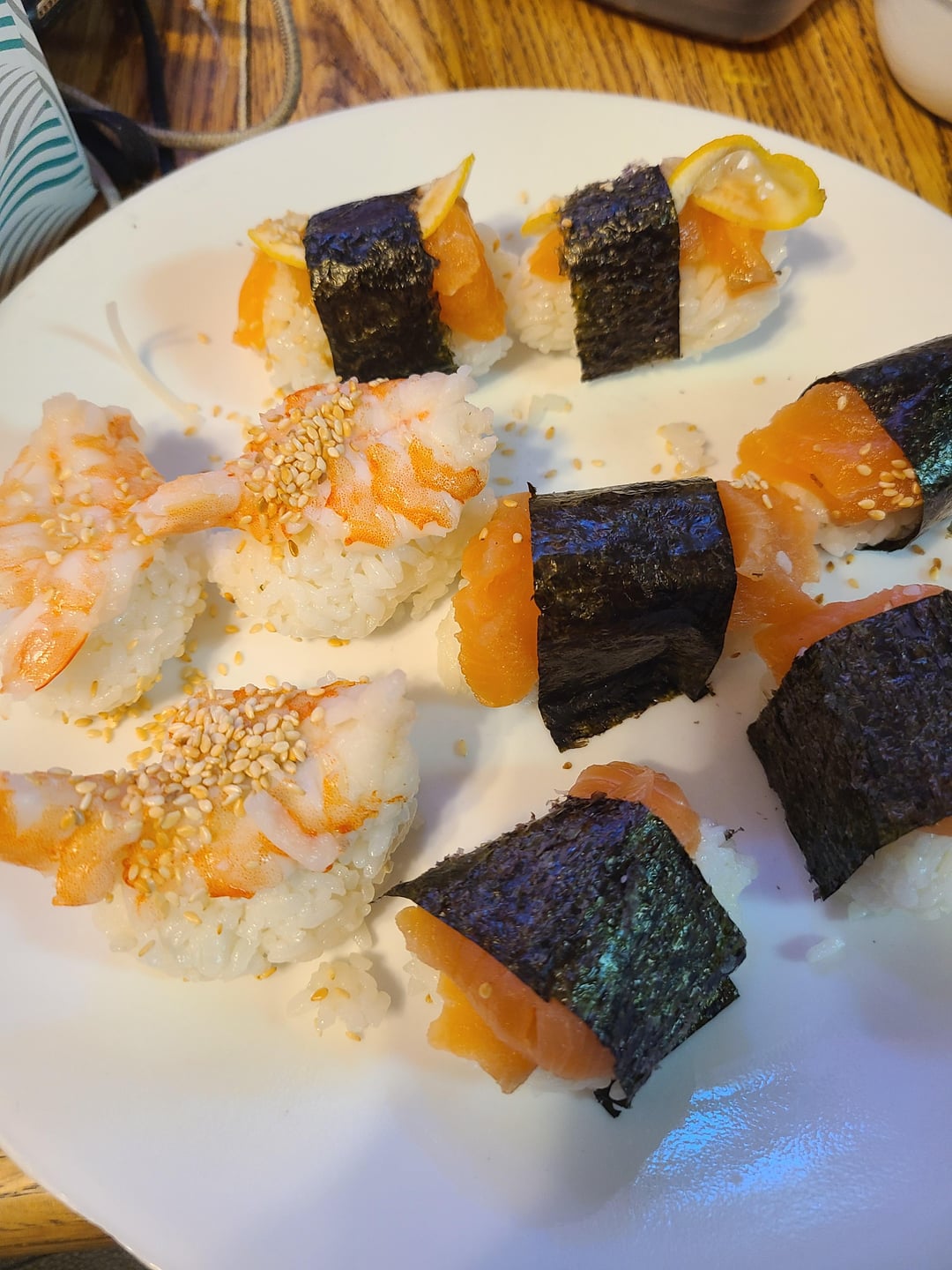 My mom made sushi for the first time ever! - Dining and Cooking