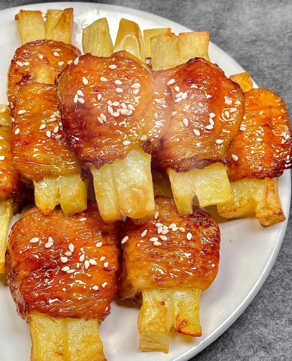 [Homemade]I made an Orleans baked chicken wing potato tonight Dining