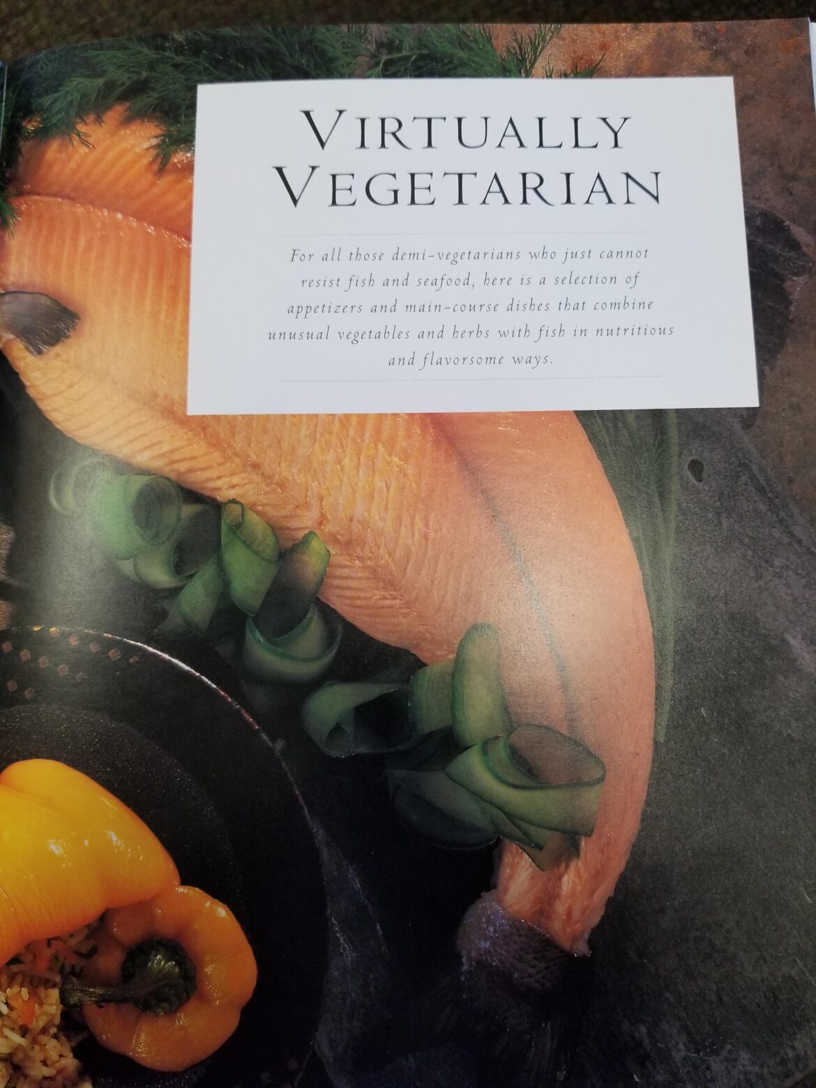 A section in my "vegetarian" cookbook lol