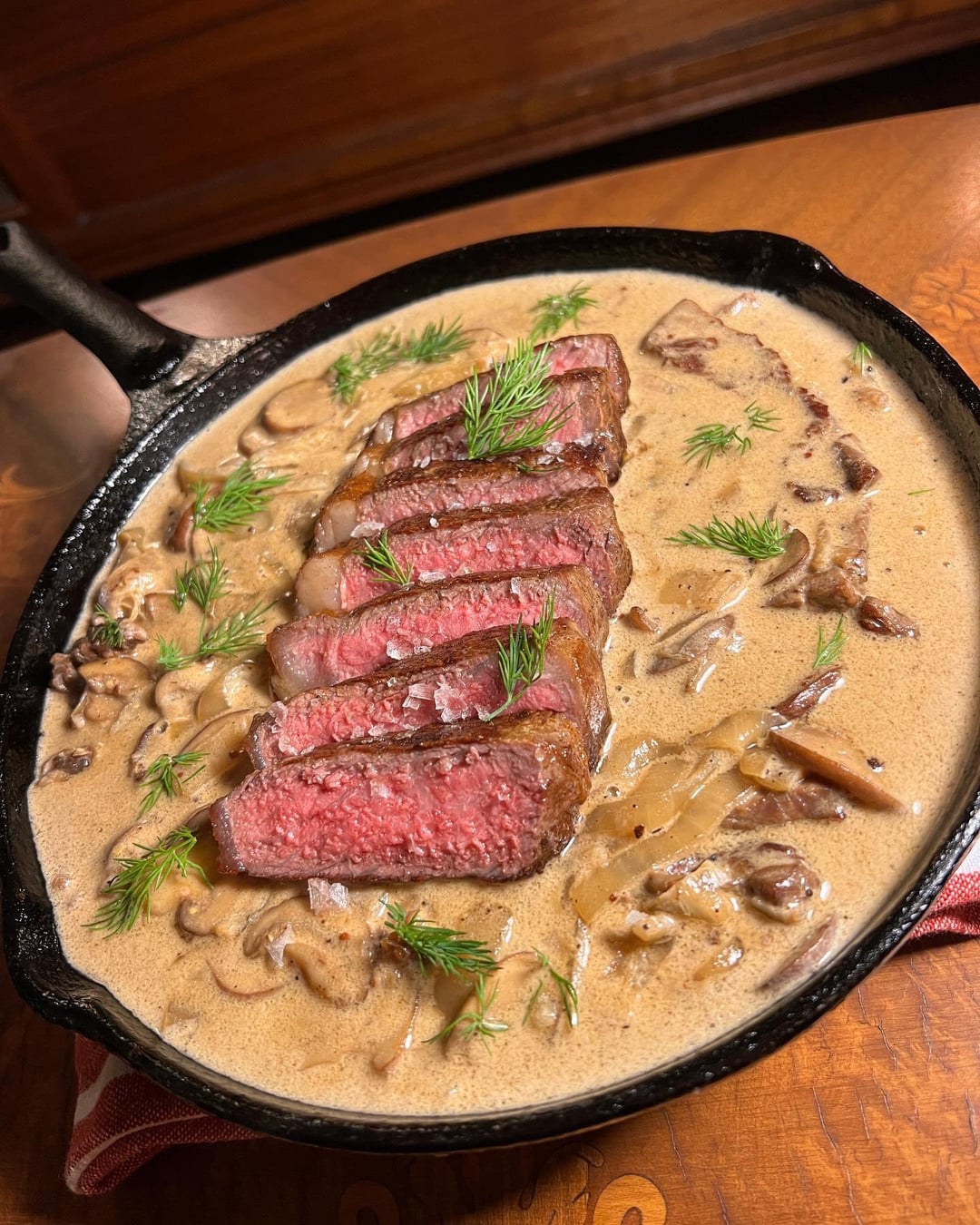 Homemade Beef Stroganoff with Striploin & Ribeye Dining and Cooking