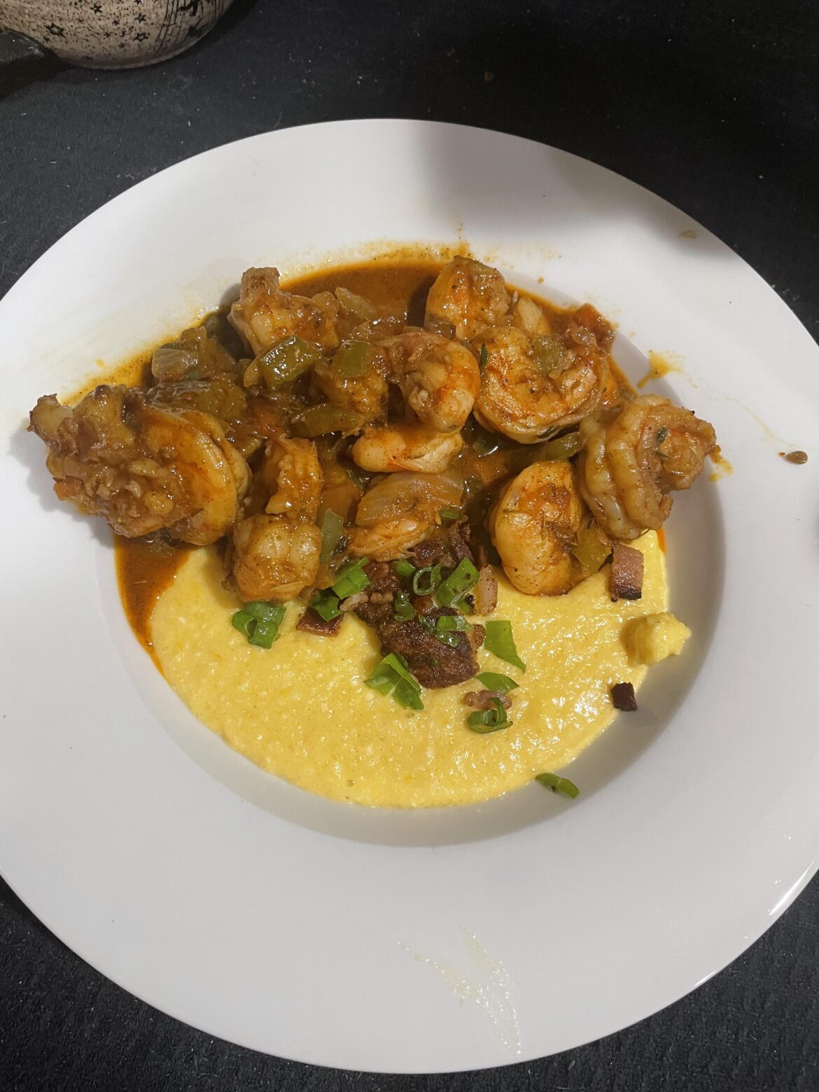 I made some shrimp and grits