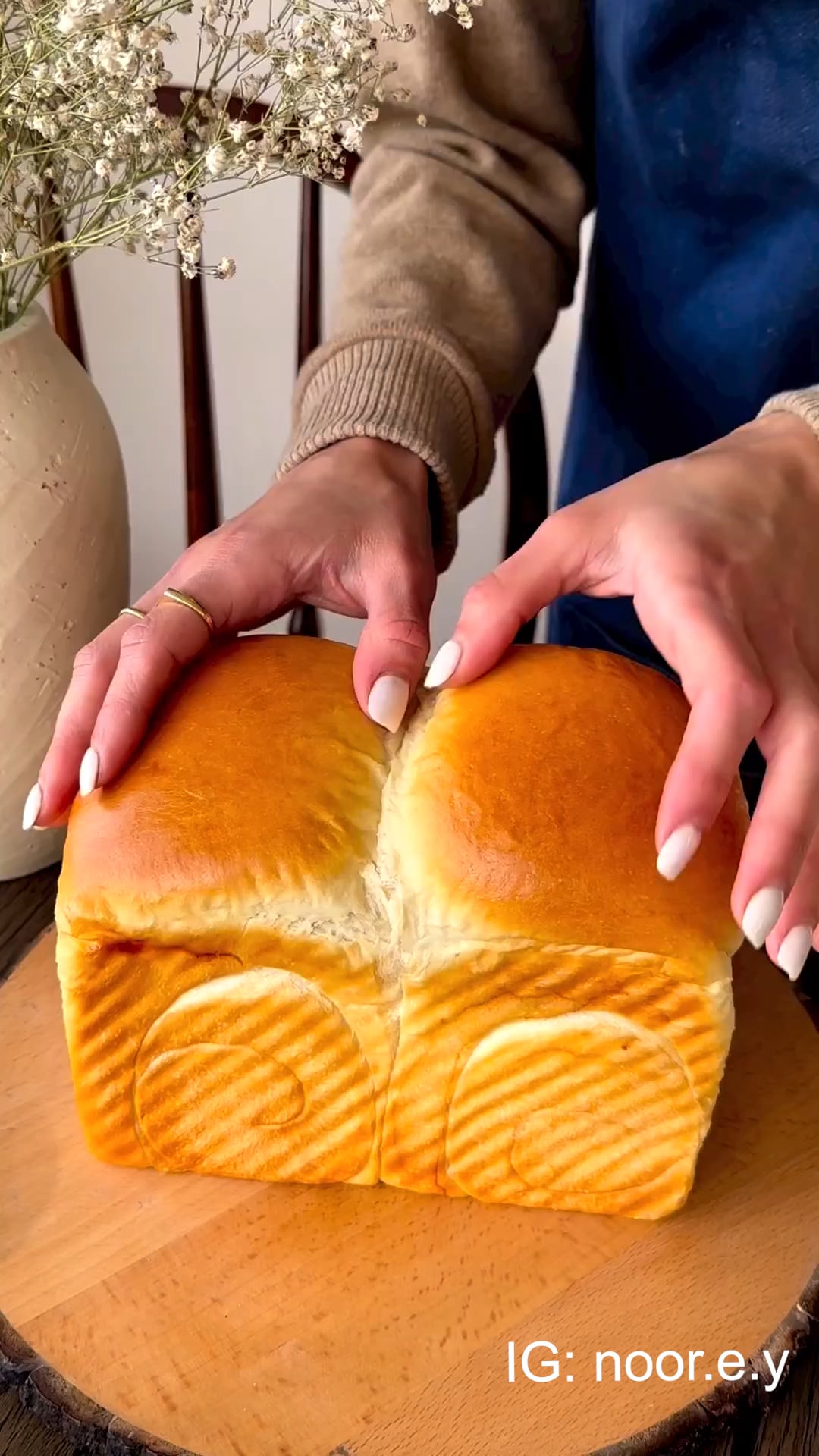 Very satisfying condensed milk bread! Dining and Cooking