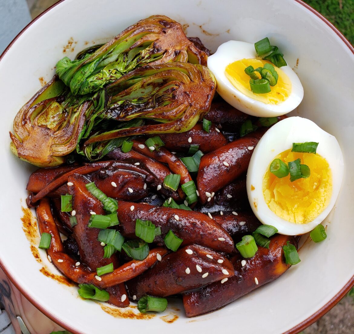 First time making jjajang tteokbokki