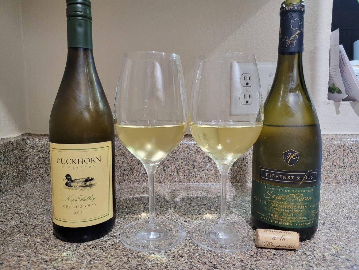 I am a beer nerd getting into wine. A fellow redditor recommended with my background in whiskey that I try some Chardonnay, so I tried one New and one Old World one! Thoughts/analysis in the comments.