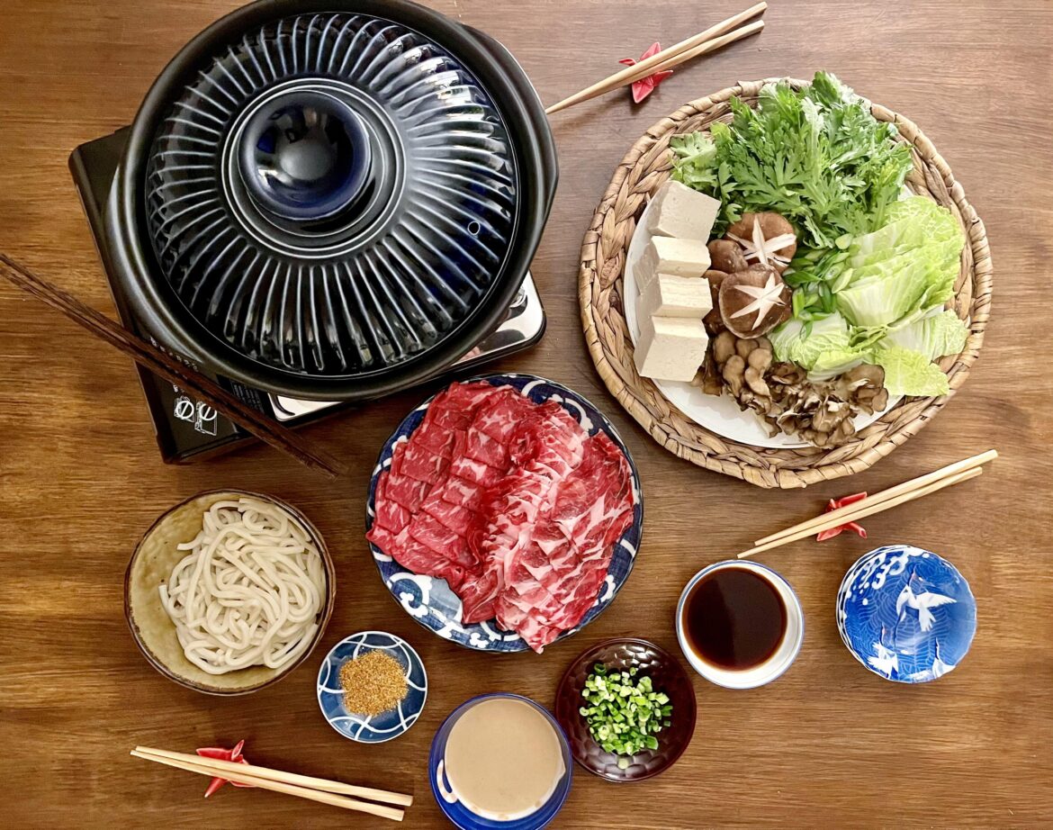 Shabu Shabu featuring my unfortunate mushroom knife cuts