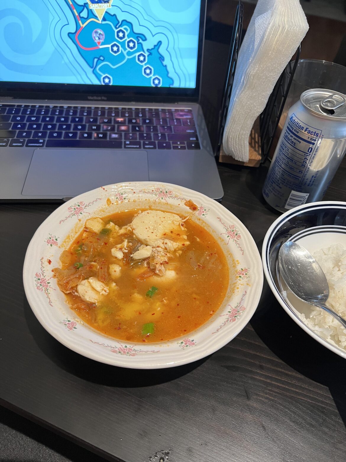 first time making sundubu jjigae! don’t roast me for not having a stone pot yet :’)