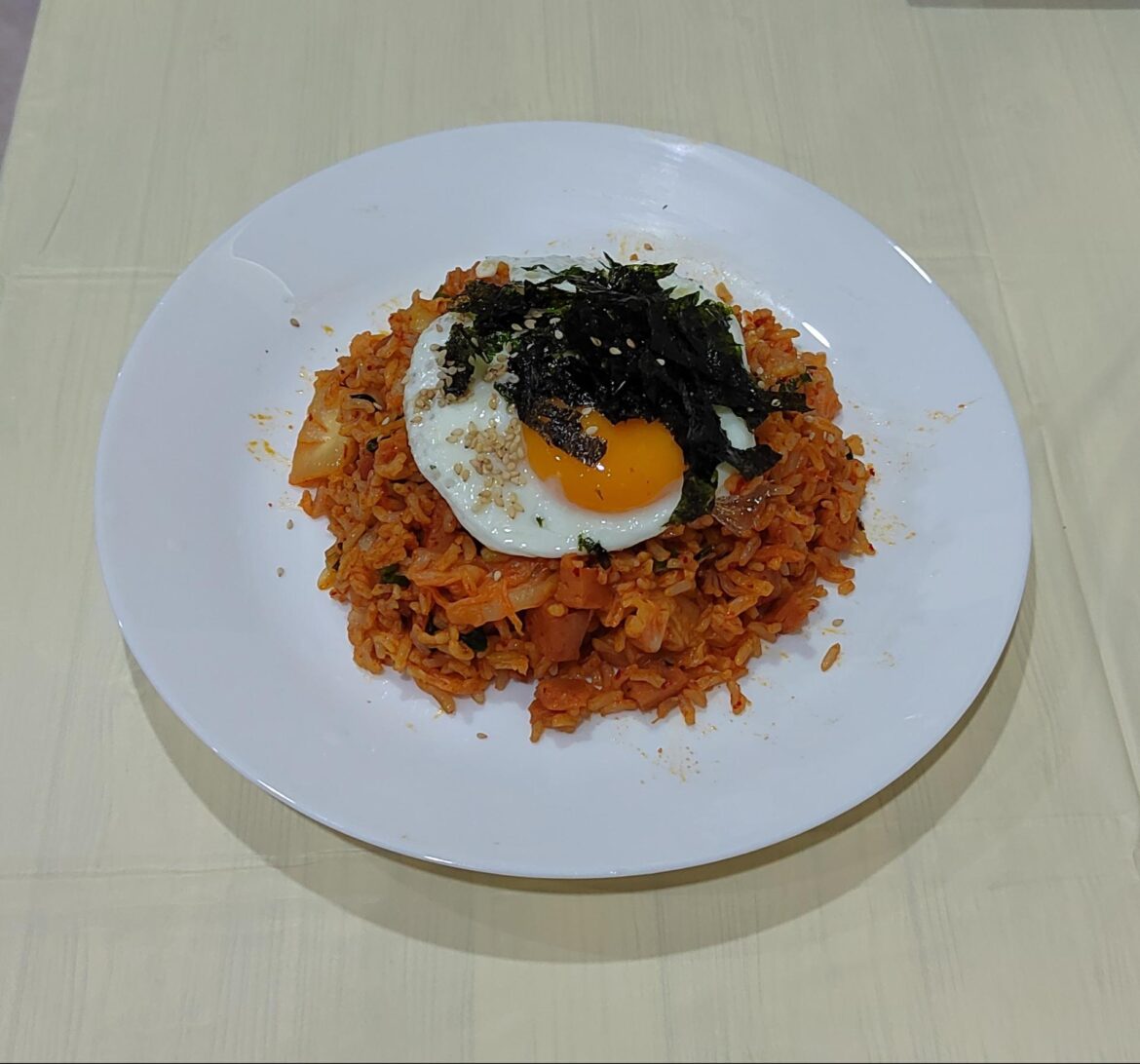 First attempt at making Kimchi Fried Rice! How does it look?