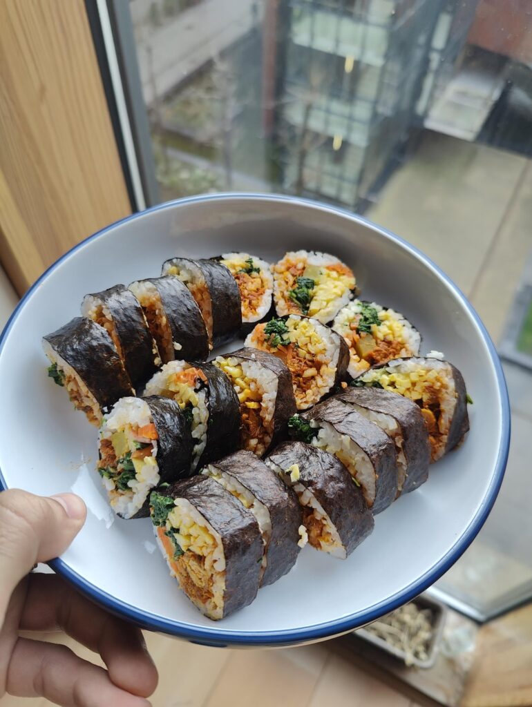 Nth try at making kimbap