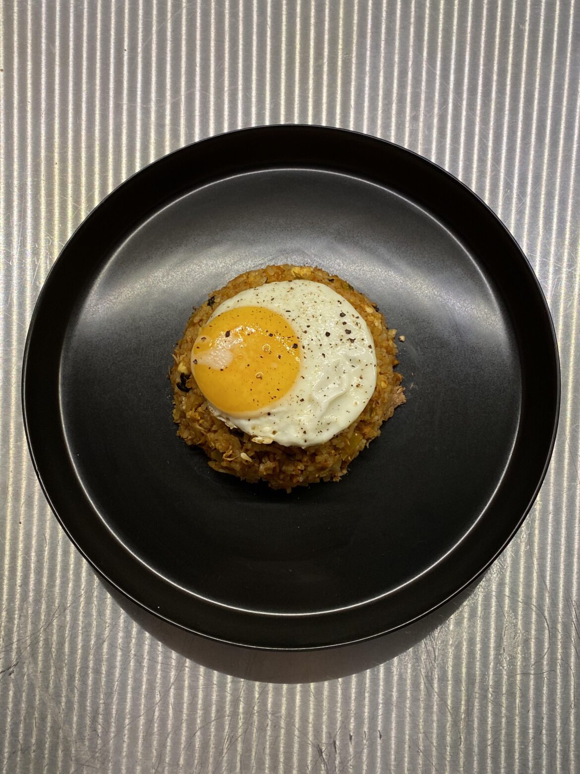 Kimchi fried rice with sunny side up!