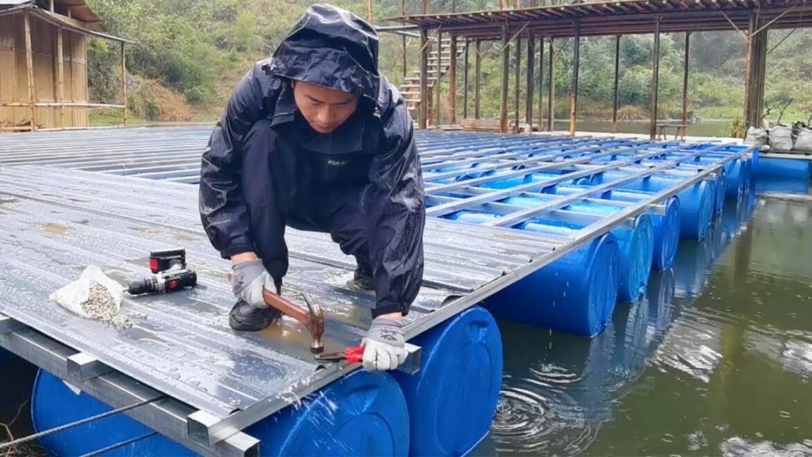 It took five days to finally frame the vegetable garden【Water Dweller】