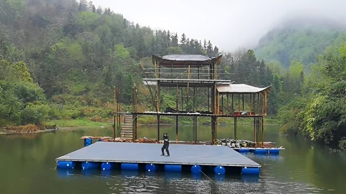 Build a water vegetable garden in 5 days【Water Dweller】