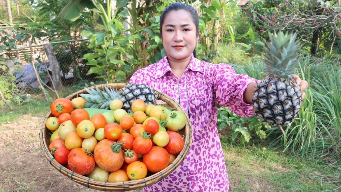 Pregnant mom collect vegetable for cooking – Yummy healthy sour fish soup – Countryside life TV Pregnant mom collect vegetable for cooking - Yummy healthy sour fish soup - Countryside life TV