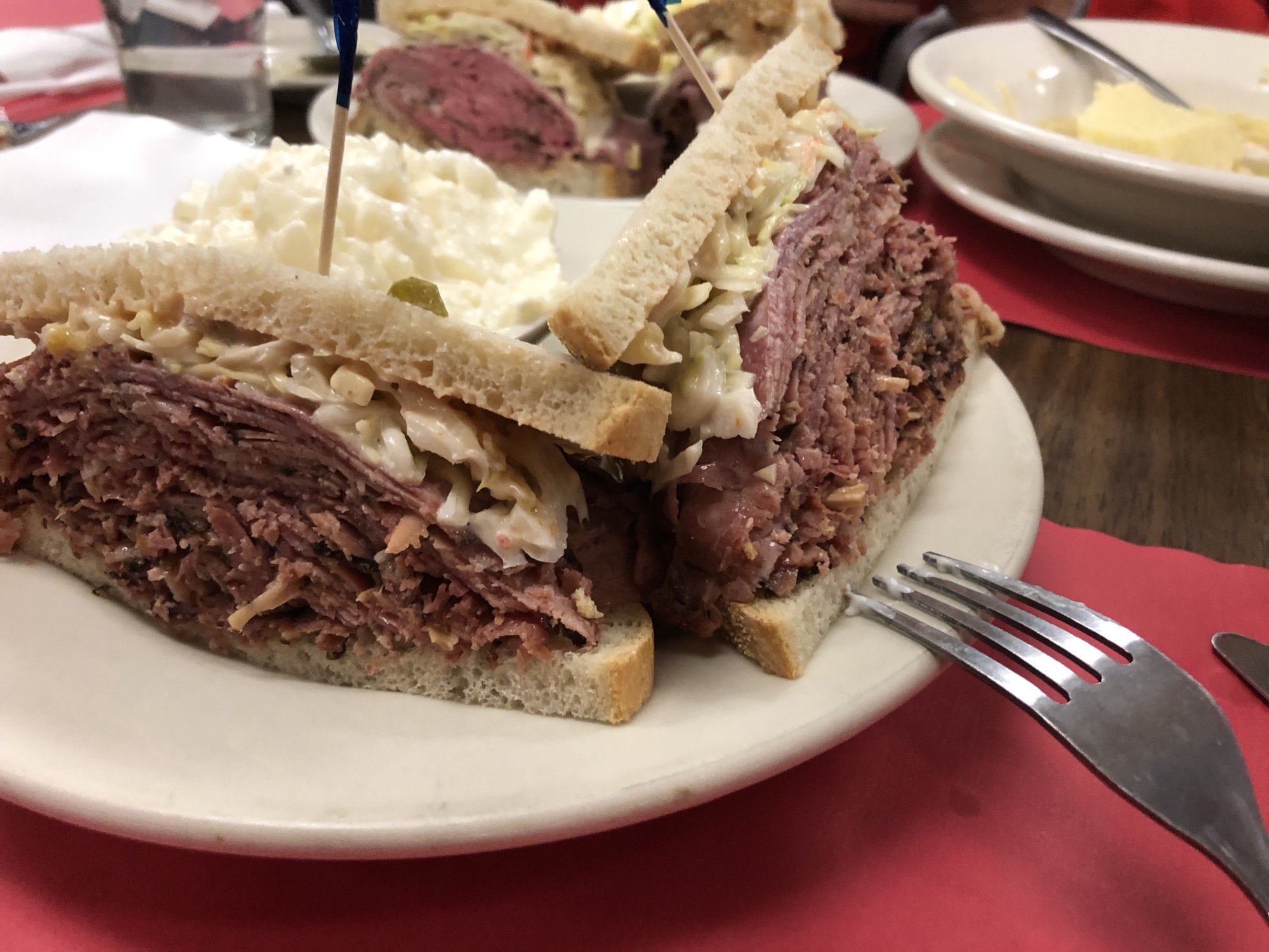 The pastrami from my favorite Jewish deli, Hobby’s in Newark, Jersey