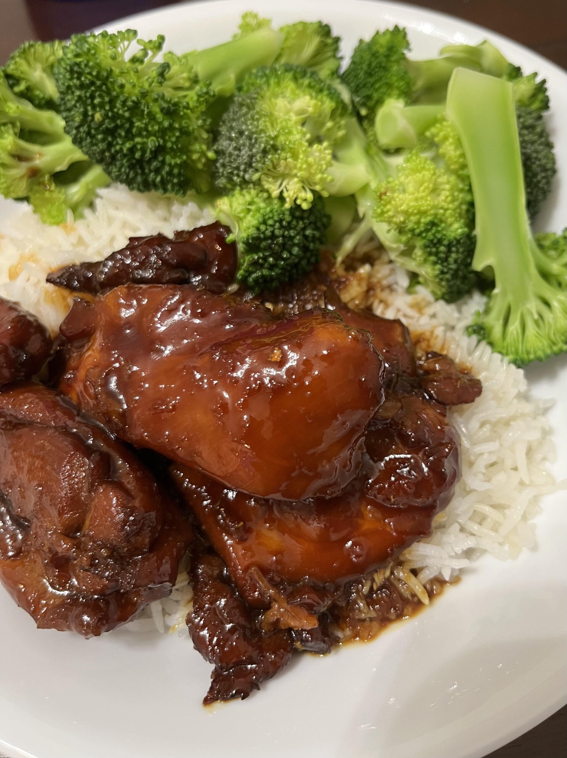 Caramel Chicken and Broccoli Dining and Cooking