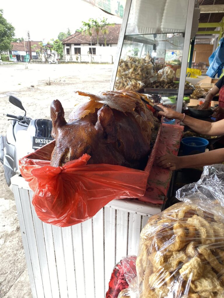 Nasi Babi Guling in Indonesia