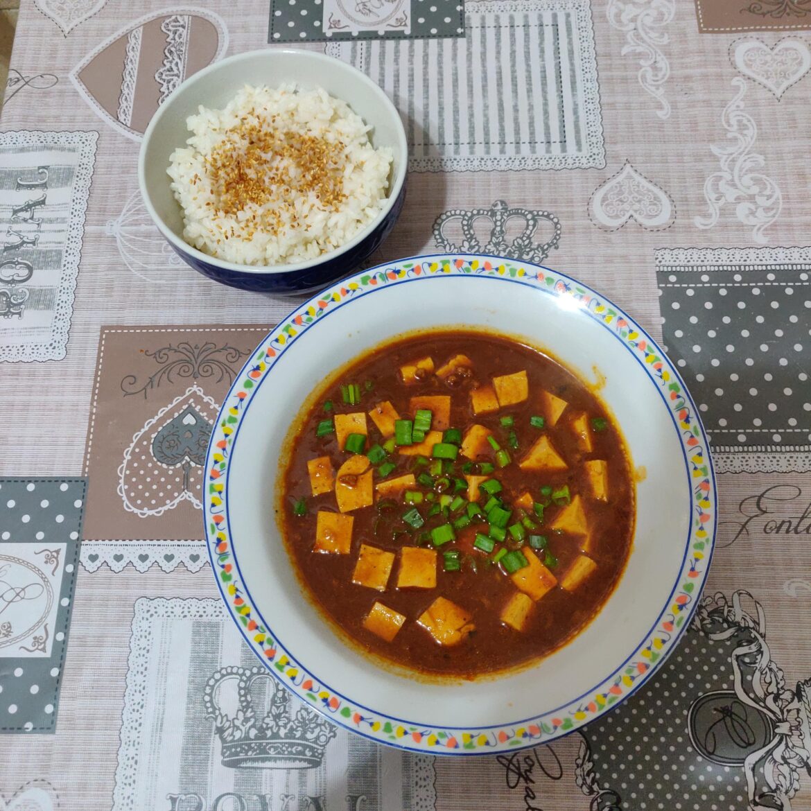 Korean-style maps tofu