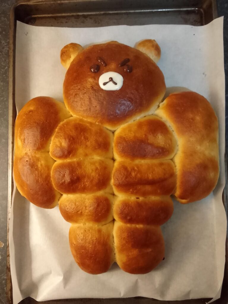 My second try at buff bear sweet bread 🐻