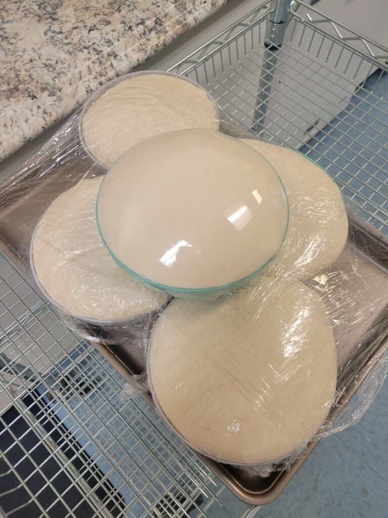 I am a preschool cook and today is pizza friday!