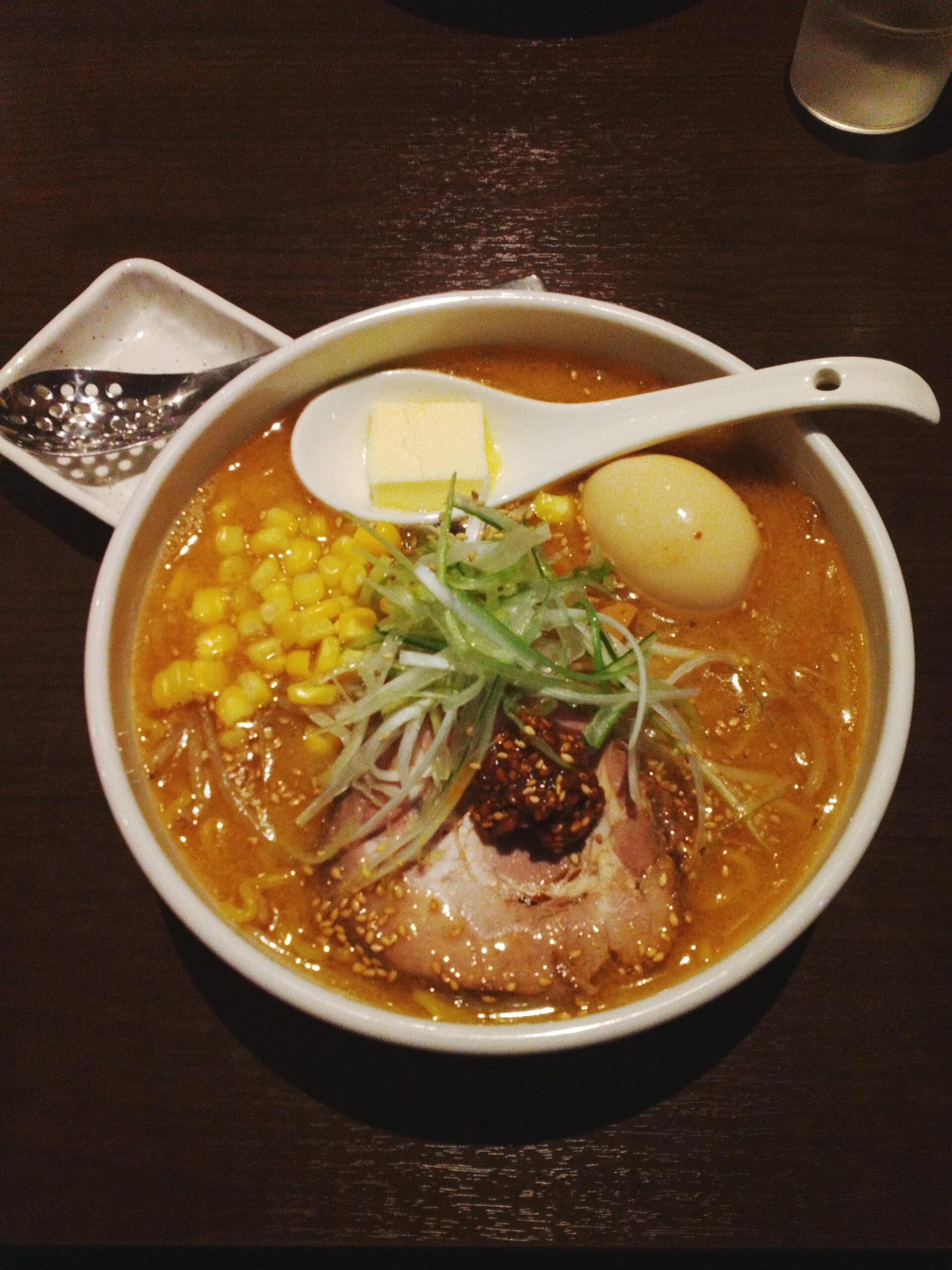 Miso ramen with butter Dining and Cooking