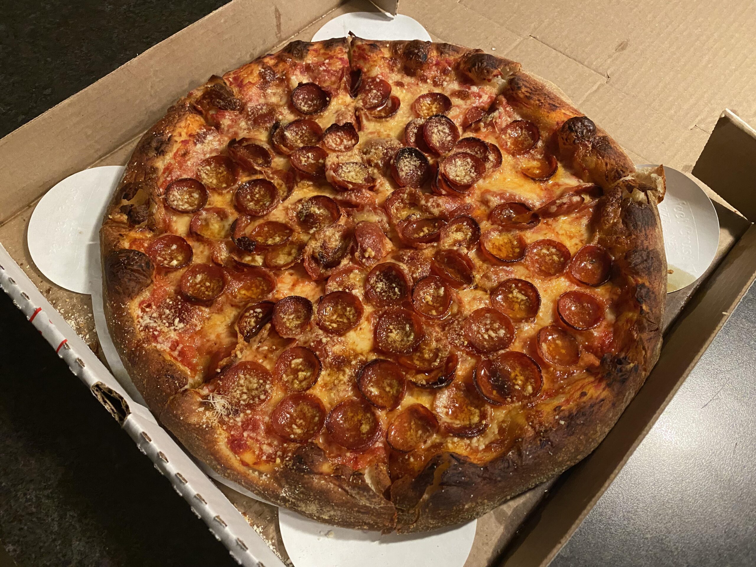 Pepperoni Pizza from Sepps in Edmonton Alberta Dining and Cooking