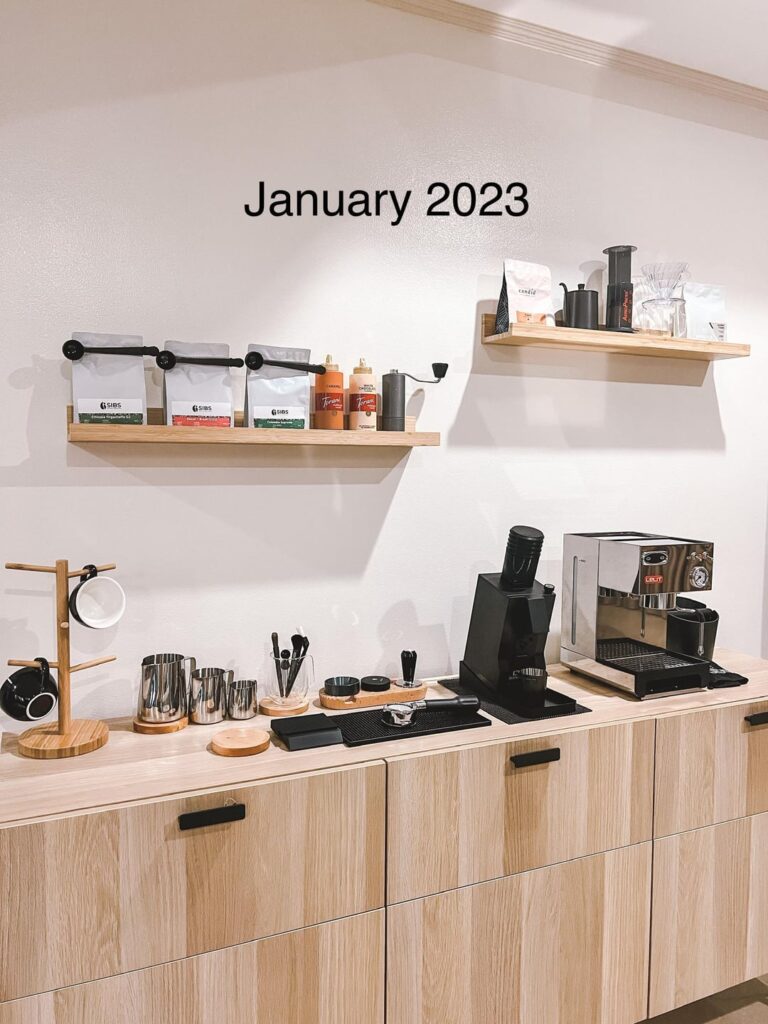 Coffee Station - Oct 2022 vs Jan 2023