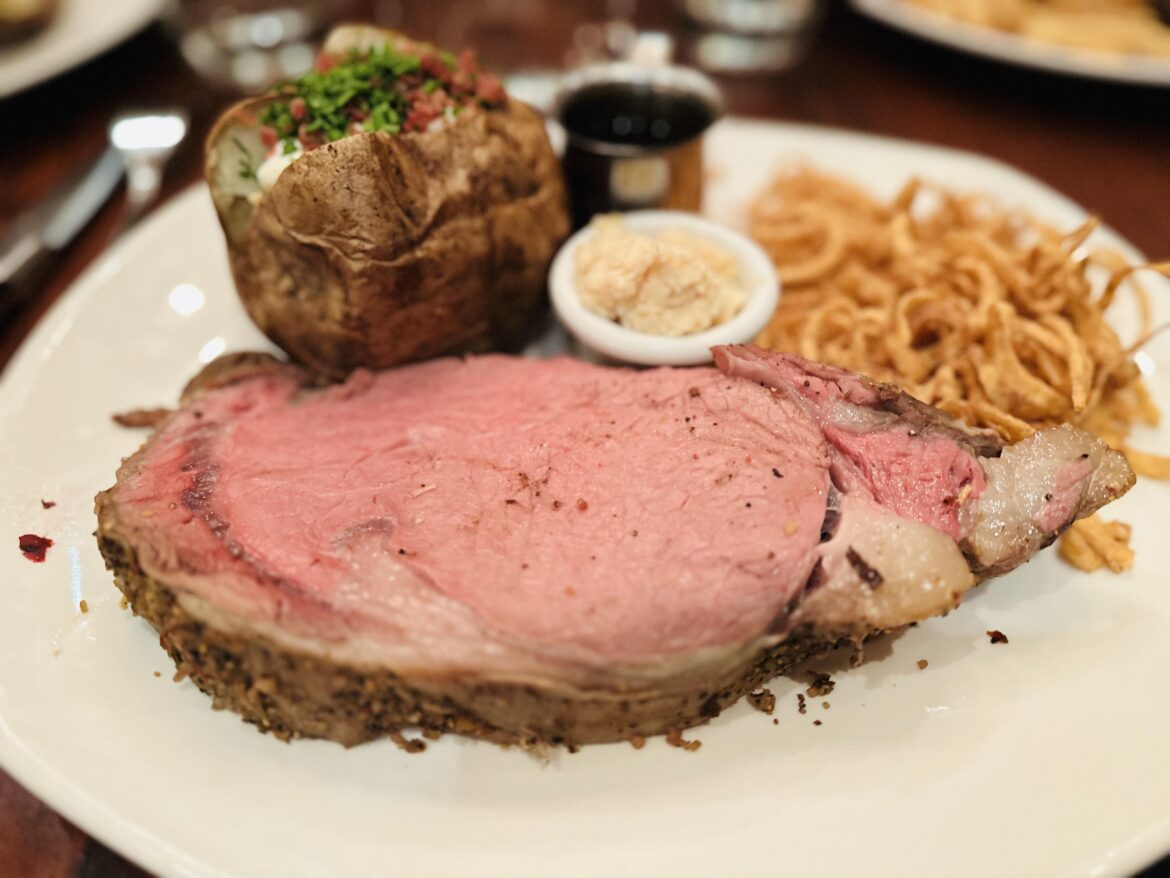 The Keg Steakhouse . Delicious giant portion of the prime rib