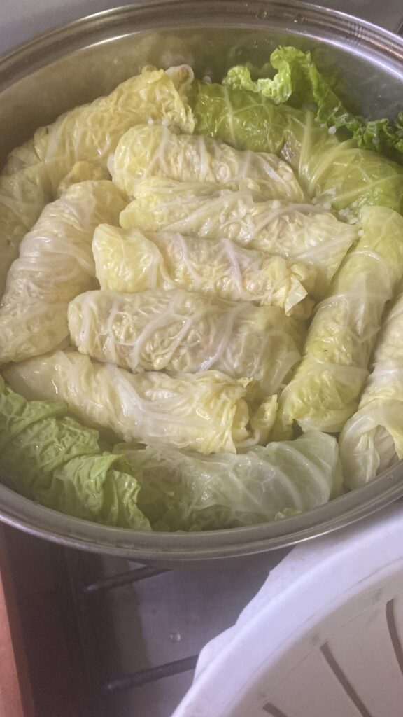 [homemade] stuffed cabbage