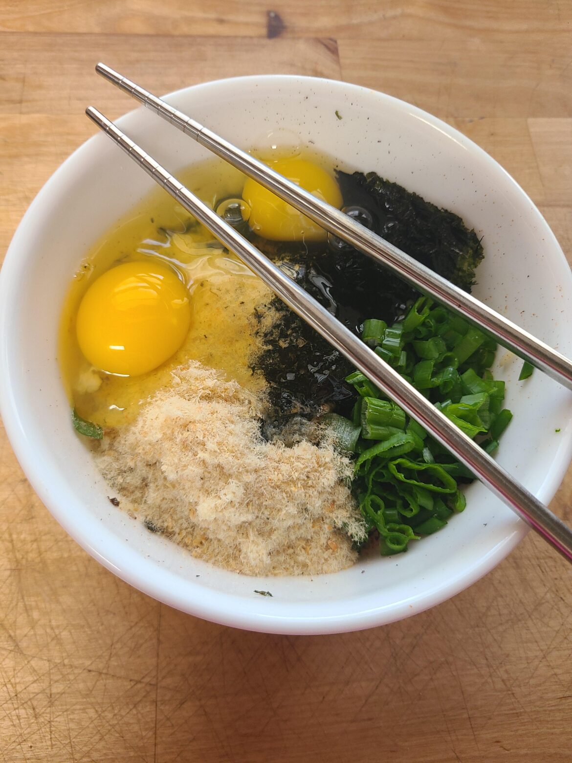 My attempt at Tamago Kake Gohan.