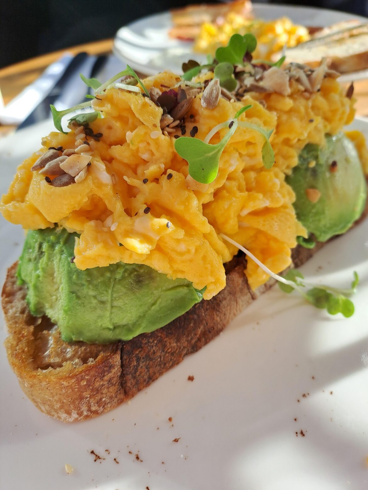 I asked for eggs on my avocado toast.