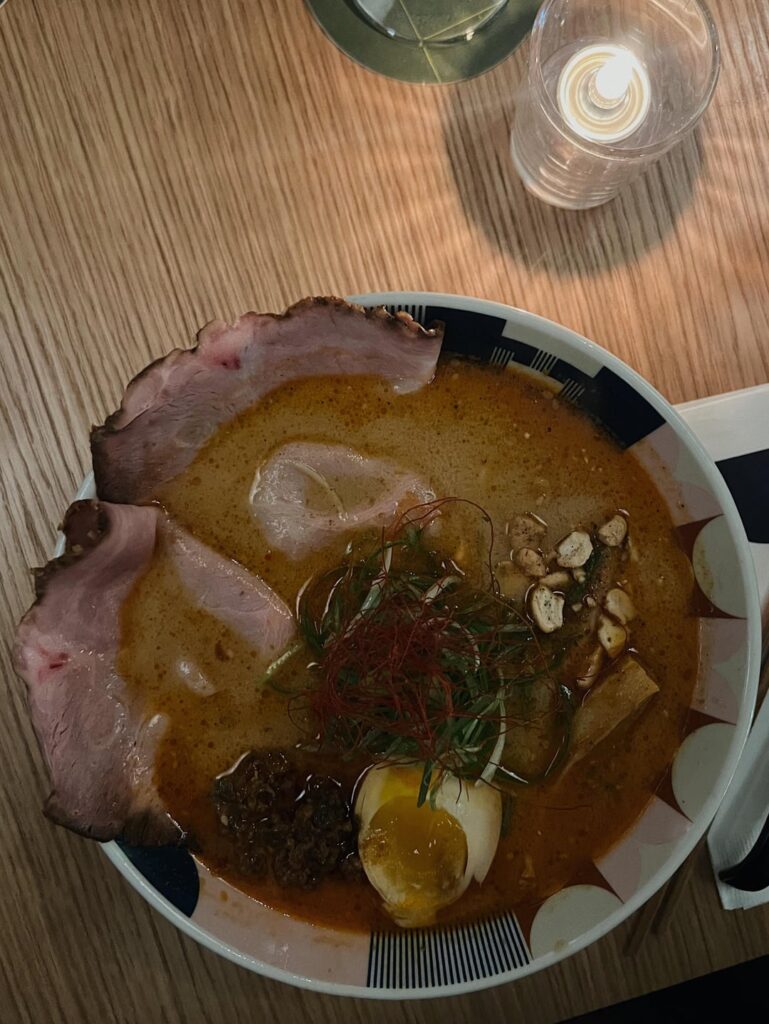 Tonchin Ramen in Larchmont. One of my favorite meals I’ve had in a minute.