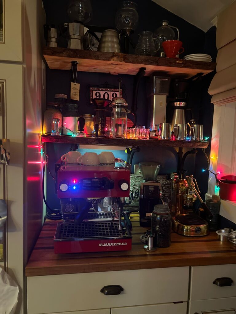 Merry Christmas!! He bellowed. Would you like something nice that matches the color of my suit?, he asked with a wink.