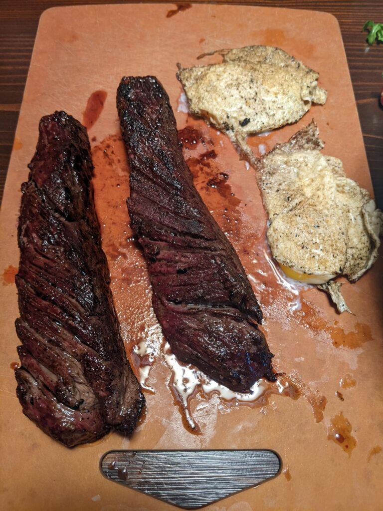 Hanger steak sandwich!