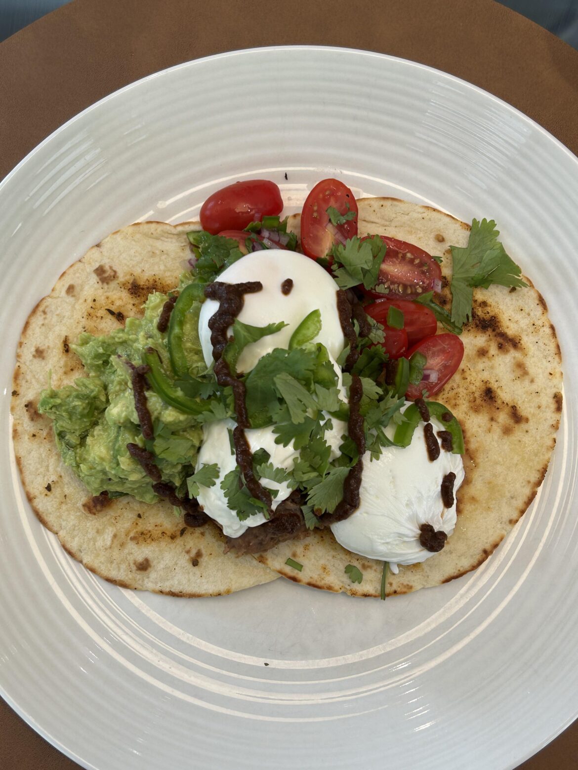 My favourite breakfast with an egg on it!