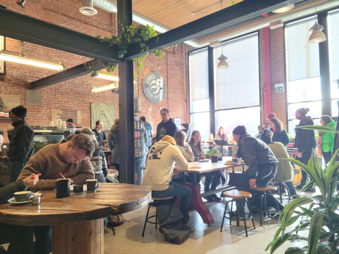 Busy weekend at Ethica Coffee in Toronto