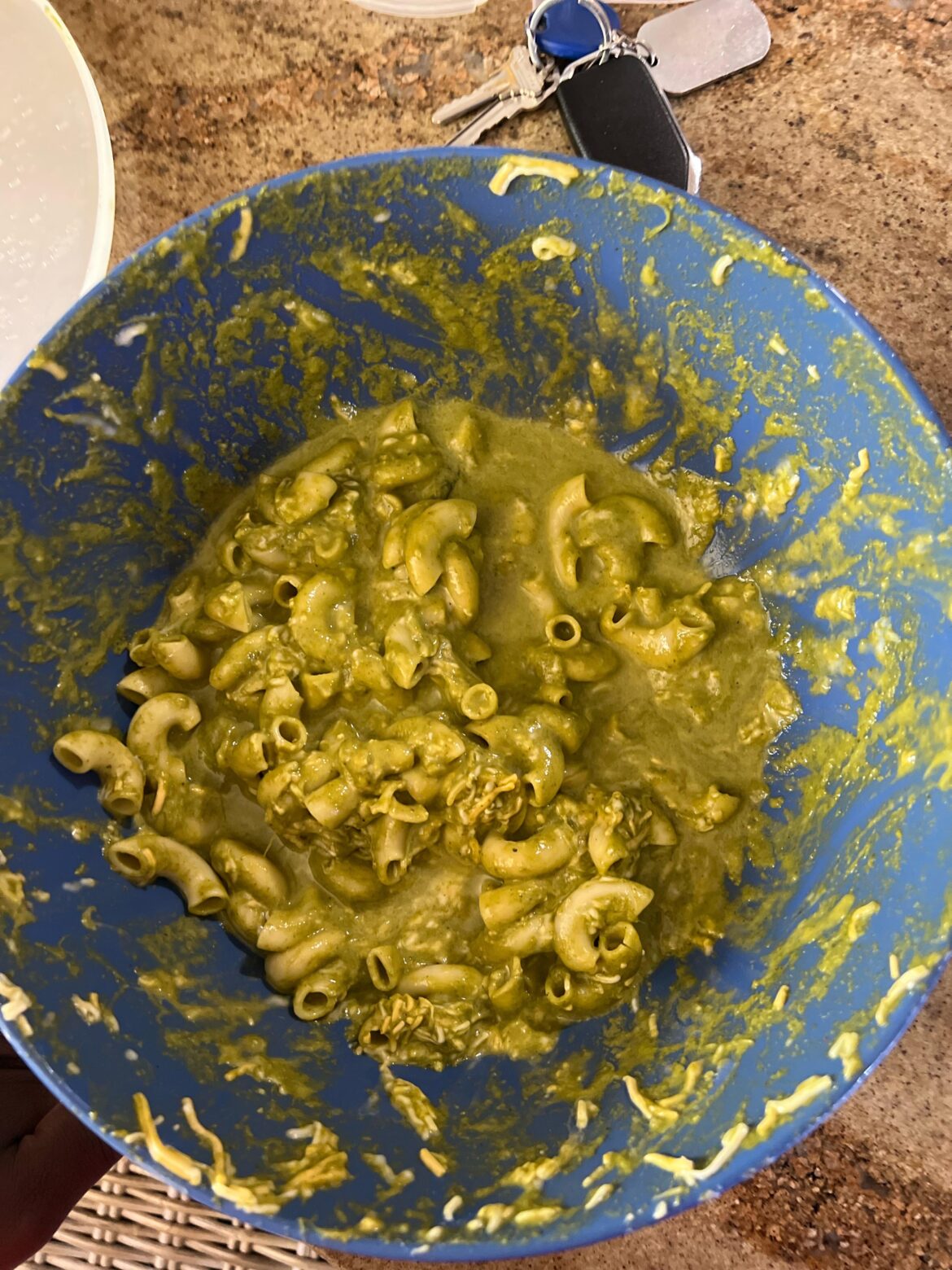 have you ever tried baked green mac and cheese?