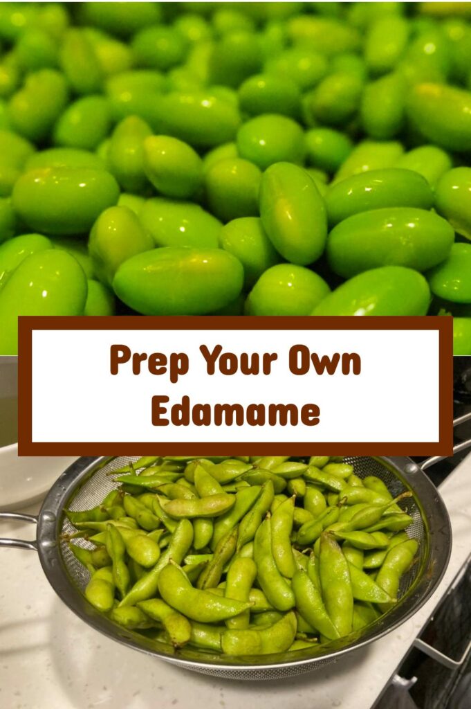 DIY Edamame - Vegetarian high protein snack prep!