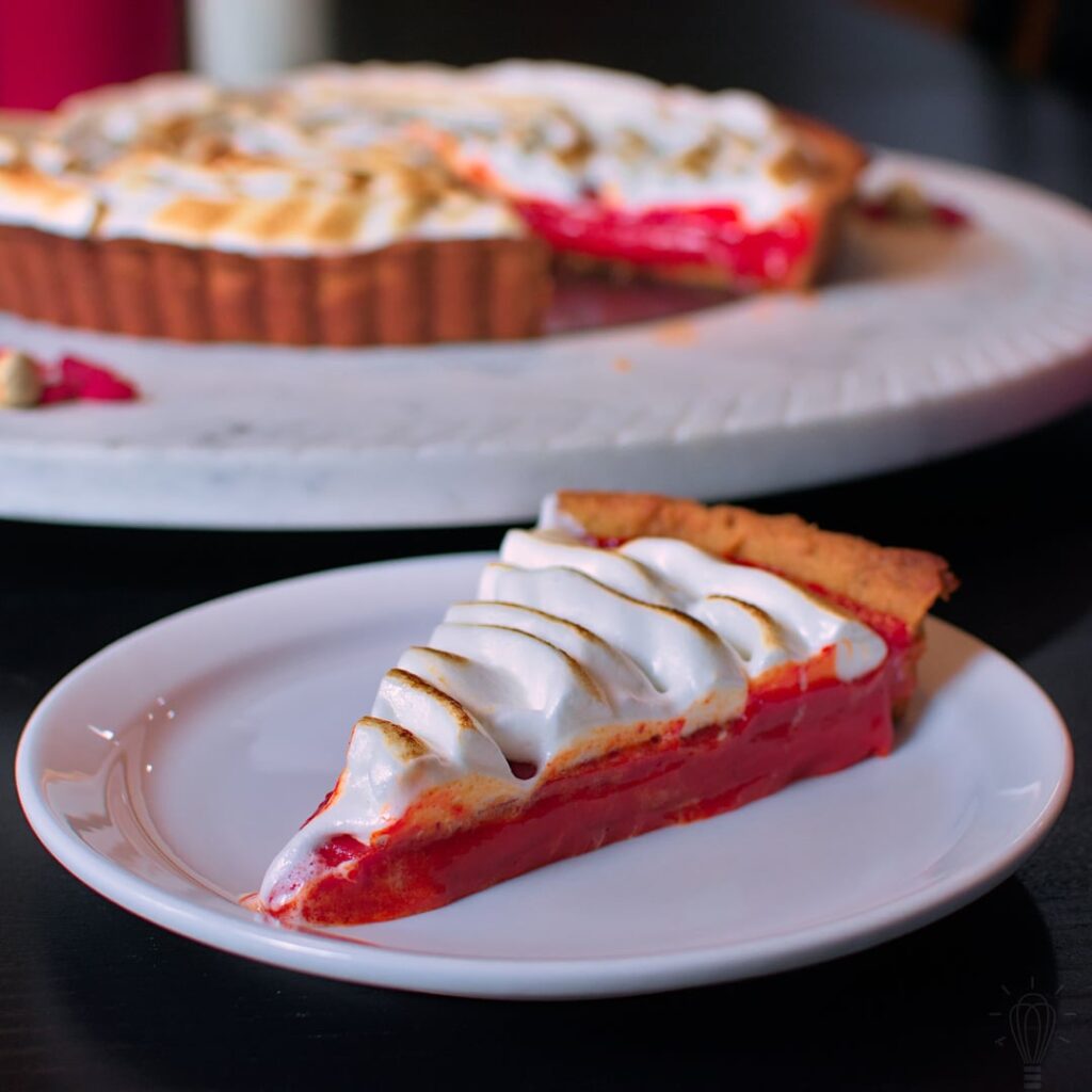 Goji Berry & Pistachio Meringue Pie (Vegan, Gluten-Free)