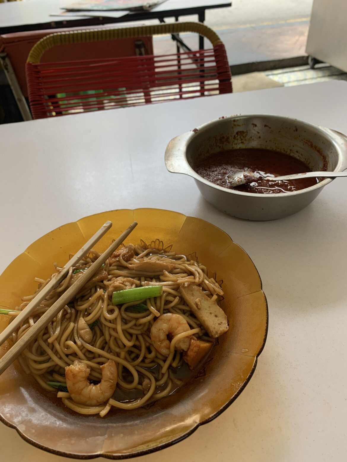 Hokkien mee in Malacca, Malaysia