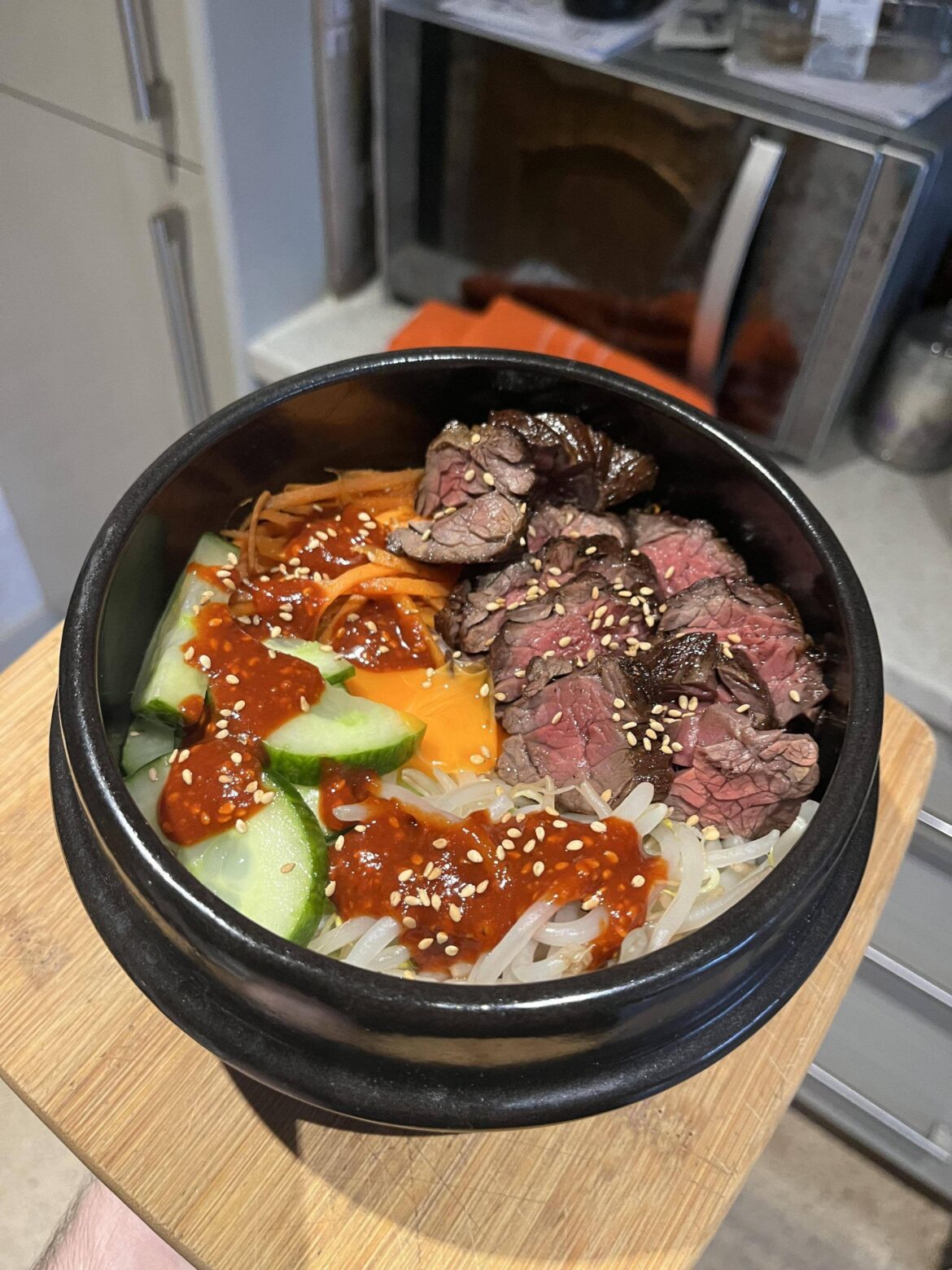Steak bibimbap