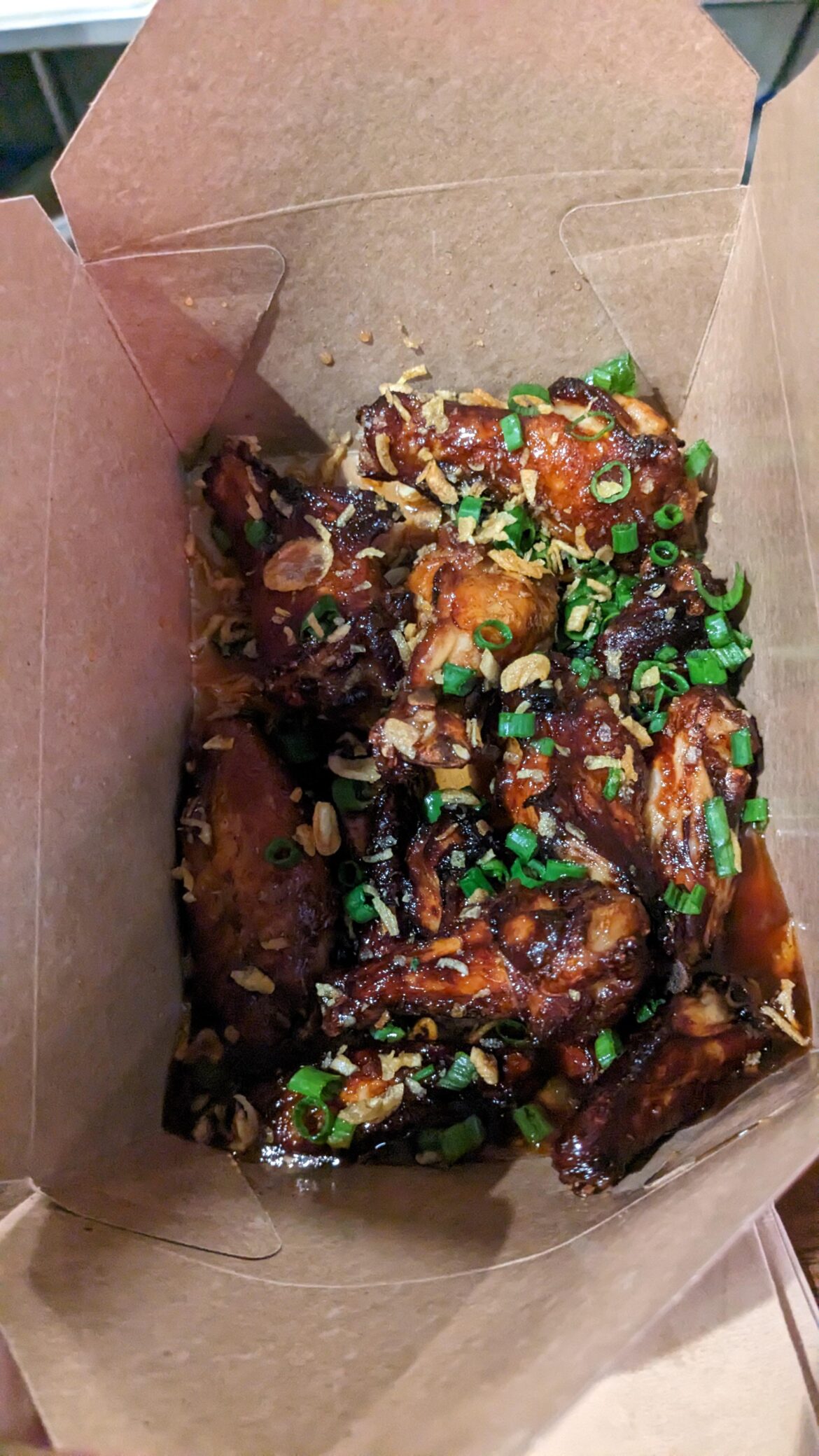 chicken wings at Sari Sari. tiny & delicious