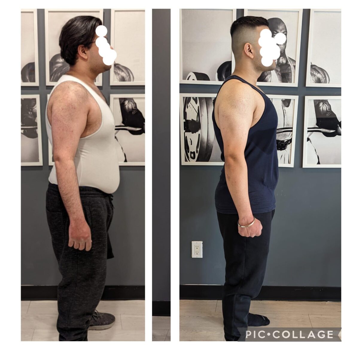 Pictures like these make me realise my progress cause body dysmorphia’s a b****(sticking to 1500 cals and workout)