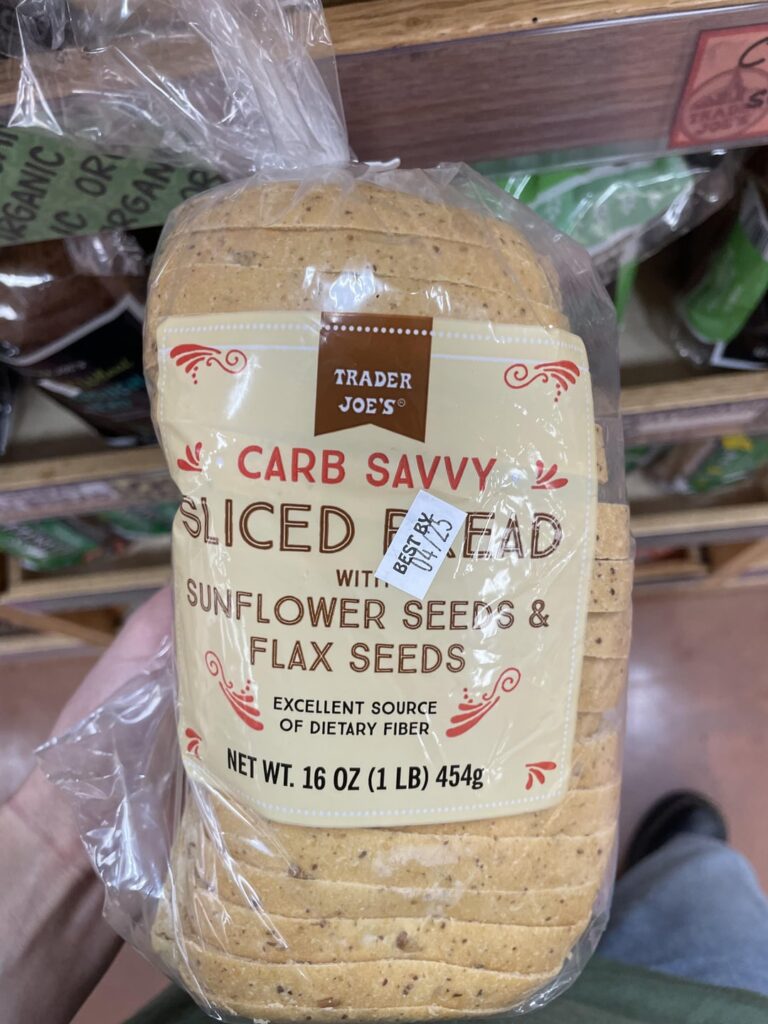 New low cal bread at Trader Joe’s