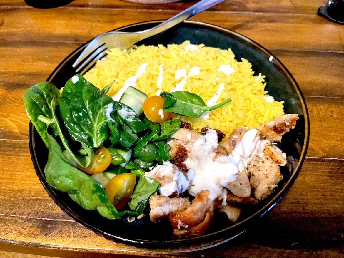 Finally made the halal cart chicken. I can see what the big deal is