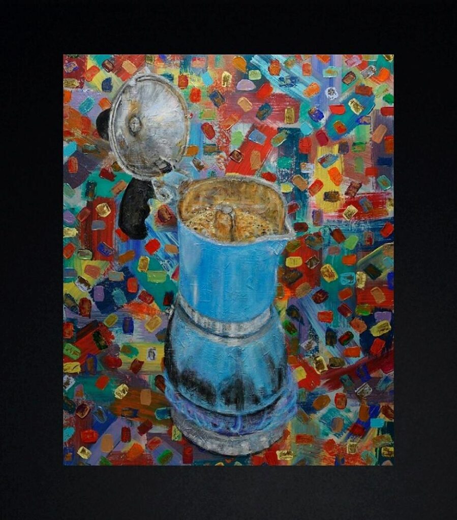 Morning glory, me acrylic on canvas, 2016