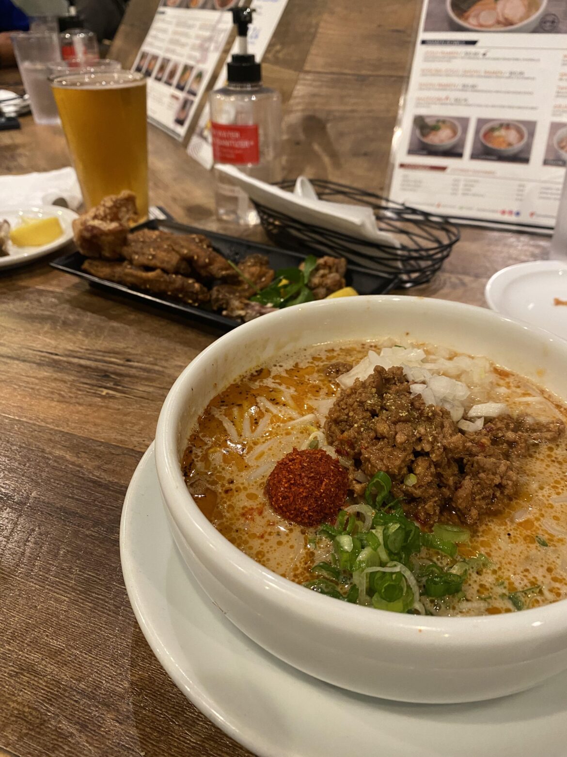 Ramen weather. Tantanmen at Josui Ramen